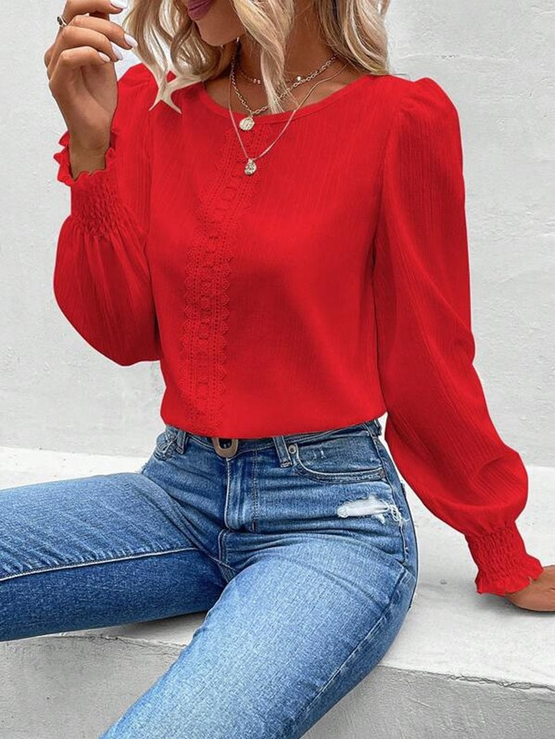 Damen Elegantes und luftiges Blusenshirt Stalluxe