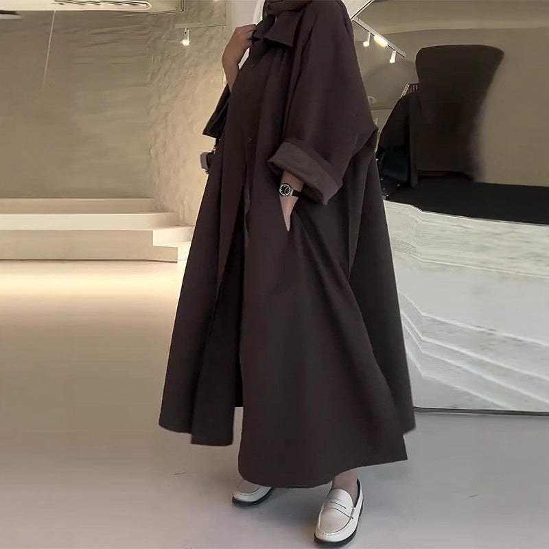 Damen modisches Hemdkleid mit Langarm und eleganter Passform Stalluxe