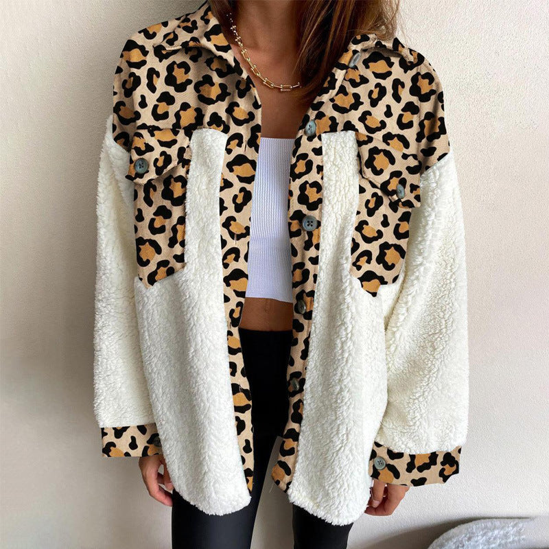 Damen Oversized Flanelljacke mit kuscheligem Innenfutter und praktischen Taschen Stalluxe