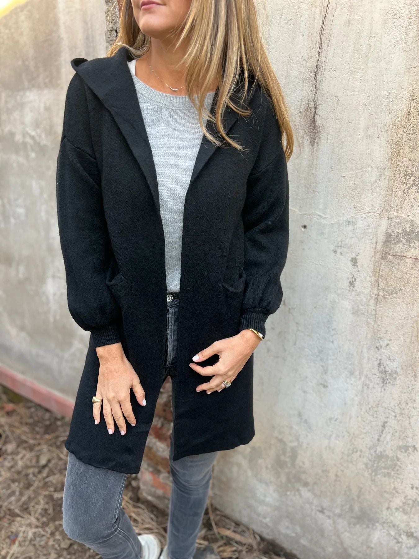 Damen Oversized Kapuzenjacke Stalluxe