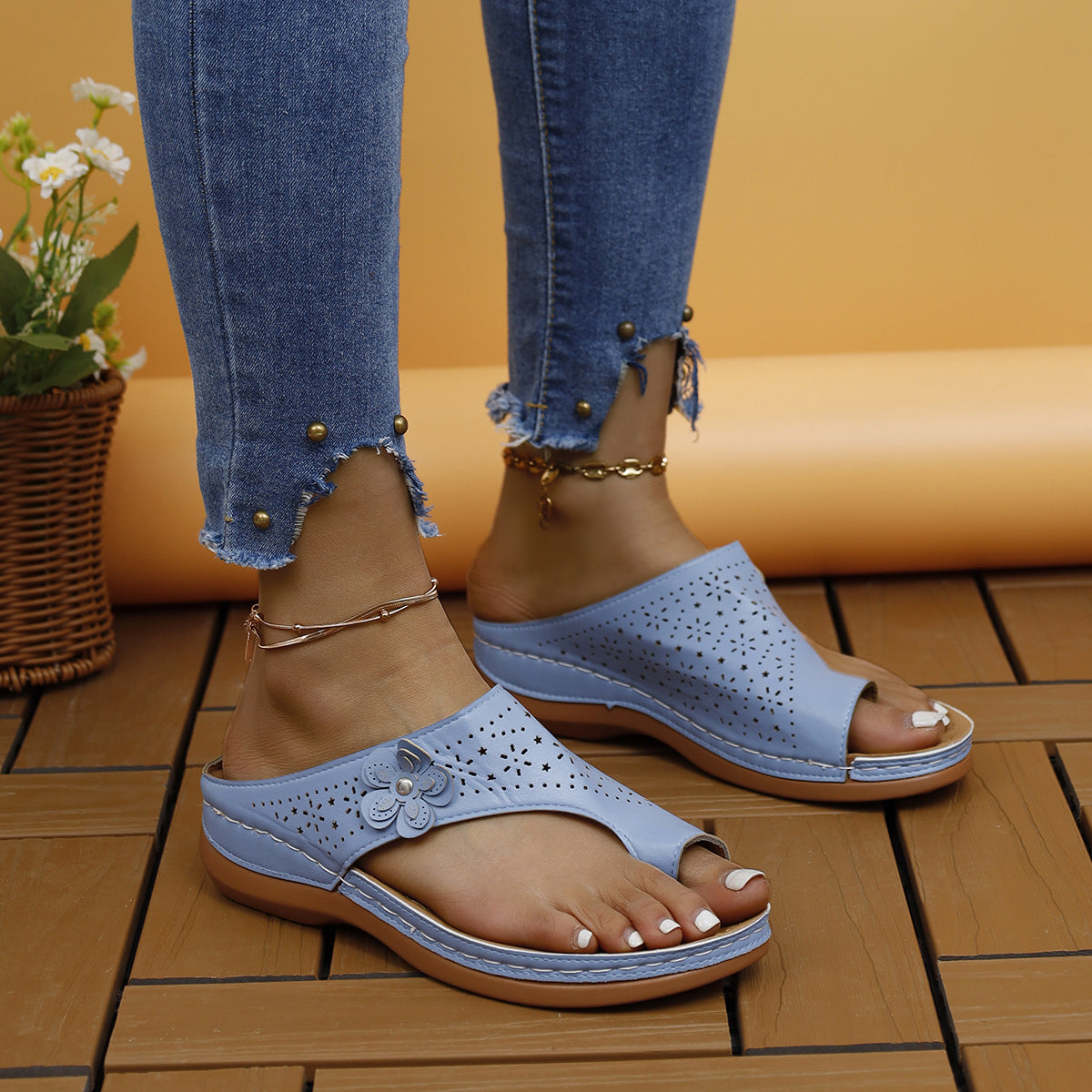 Damen Komfortable und atmungsaktive Sandalen mit modischem Schnitt Stalluxe