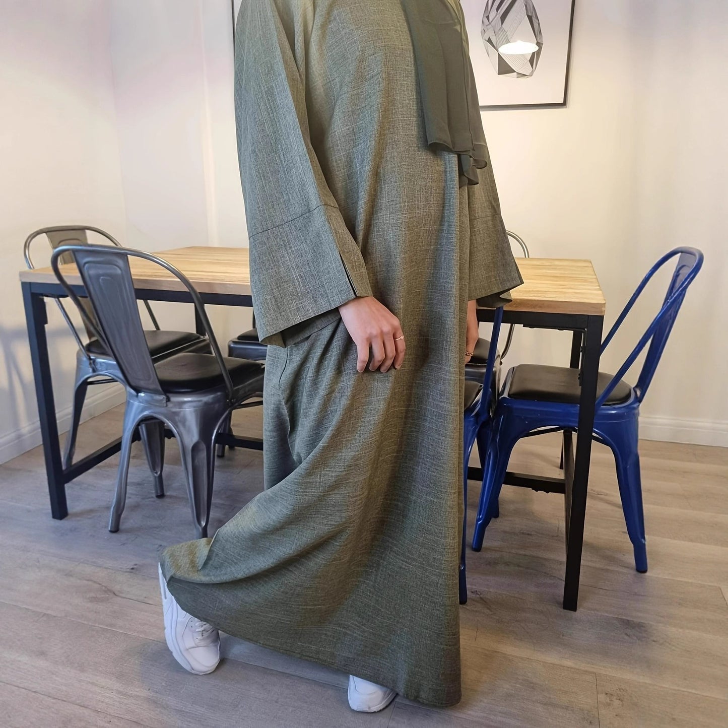Damen Kaftan-Kleid mit weitem Schnitt und eleganter Verarbeitung Stalluxe