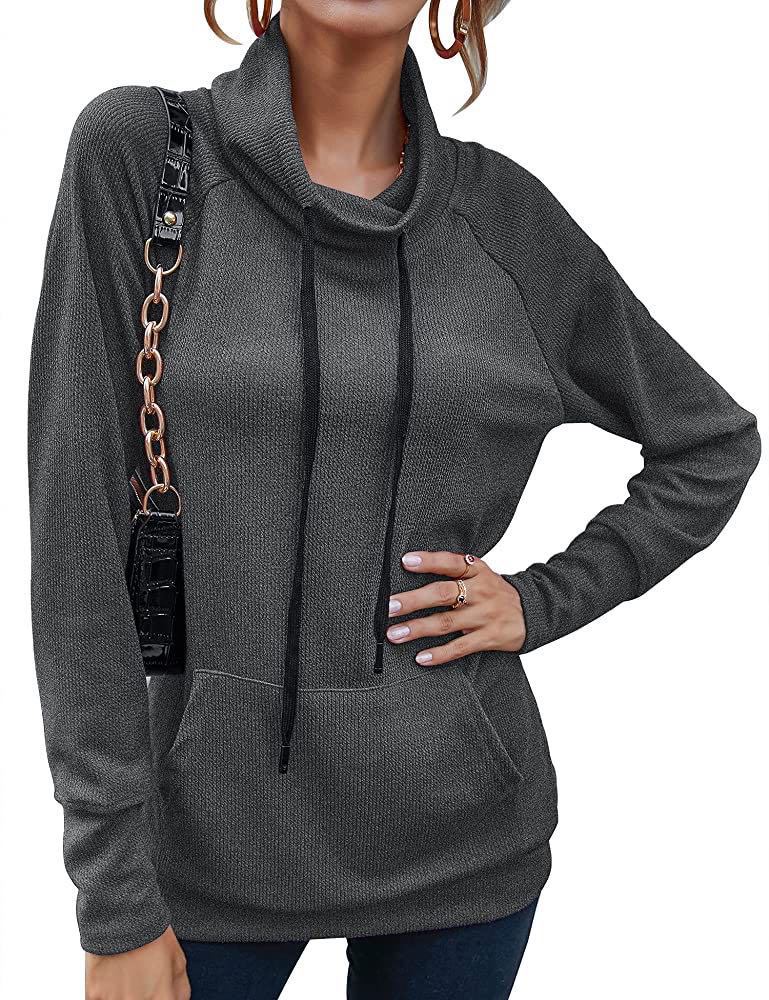 Damen modischer Kapuzensweater mit praktischen Taschen und ergonomischem Schnitt Stalluxe