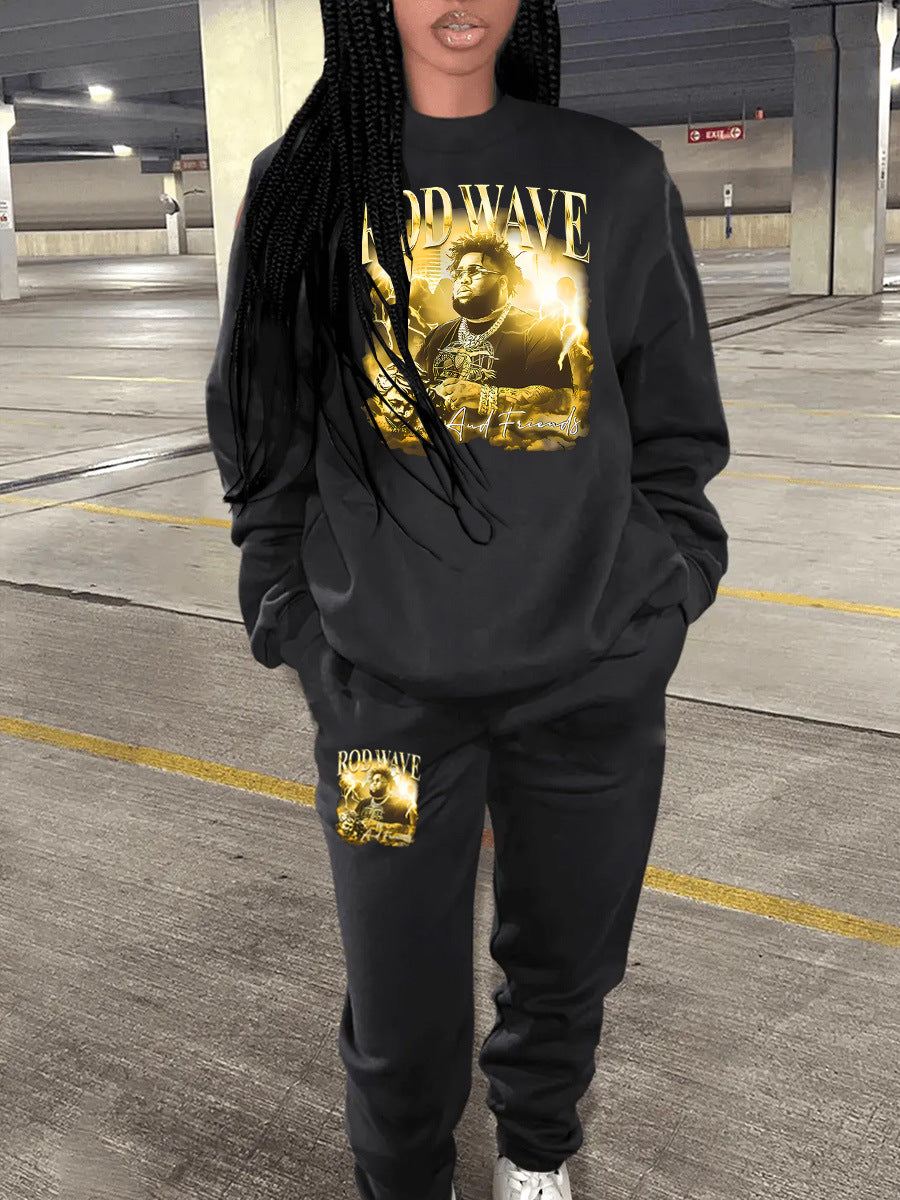 Damen Sweatanzug mit einzigartigen Grafiken Stalluxe