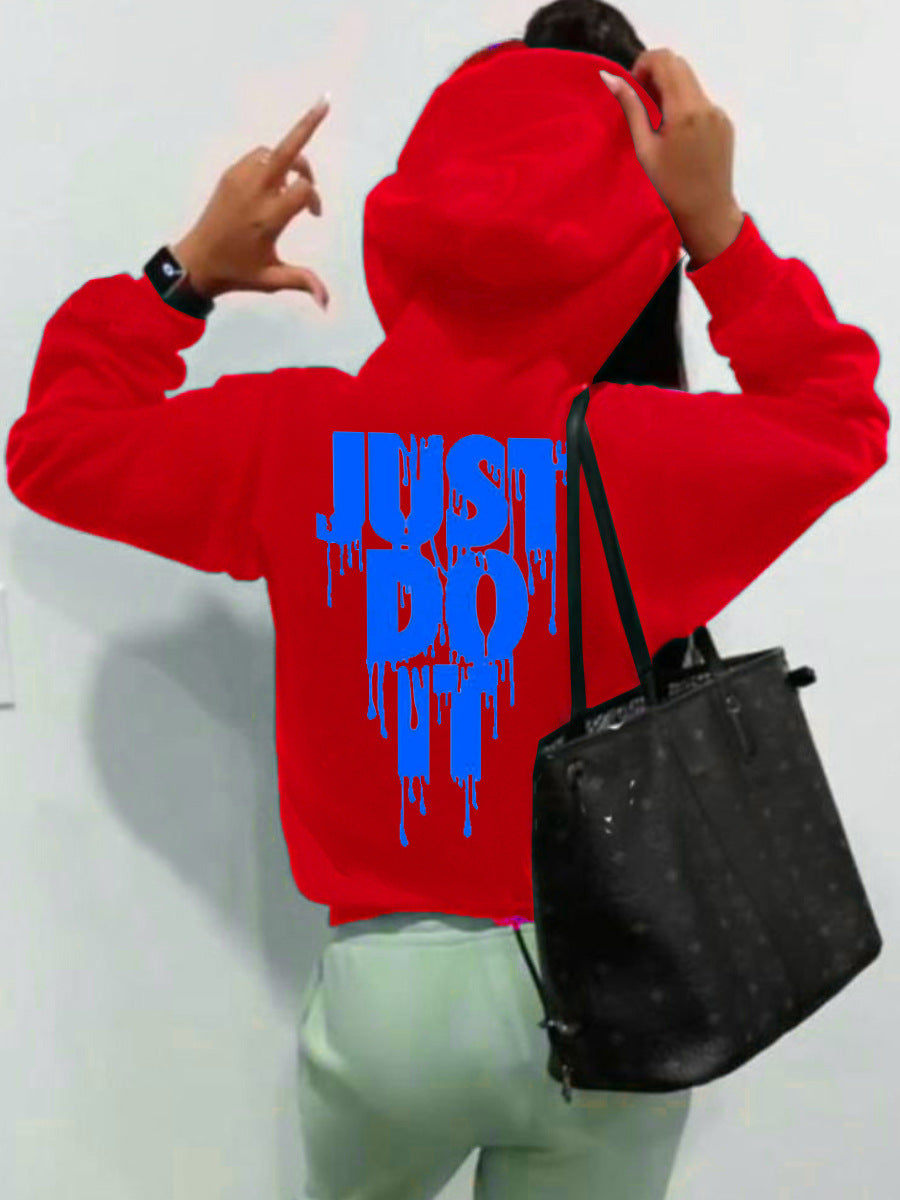 Damen Hoodie mit kreativen Grafiken und lässigem Schnitt Stalluxe