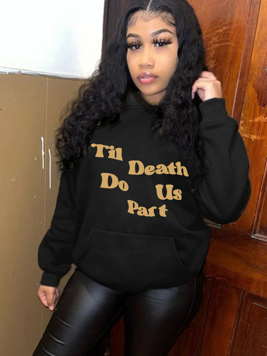 Damen Hoodie mit einzigartigem Skelett-Motiv und Herzgrafik Stalluxe