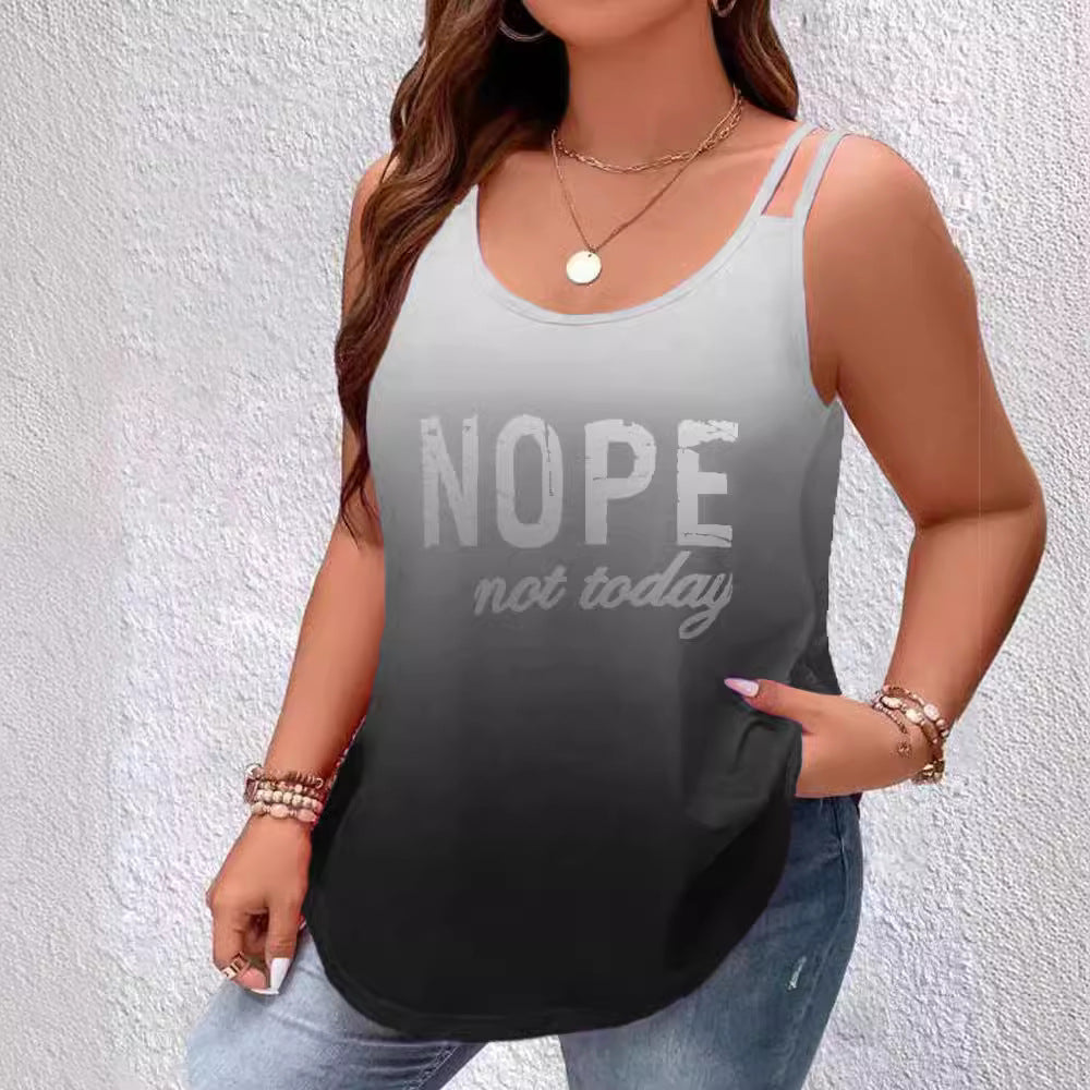 Damen lässiges Tanktop mit abgerundetem Saum und Schulterdetails Stalluxe