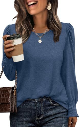 Damen Langarmshirt mit Puffärmeln Stalluxe
