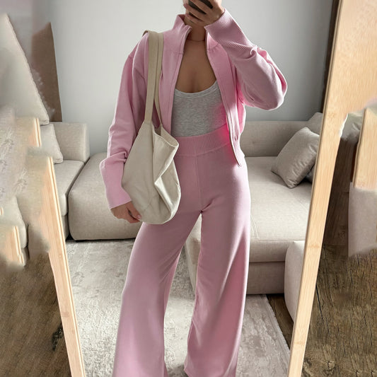 Damen Freizeit-Anzug mit weitem Schnitt und hochwertigem Stoff Stalluxe