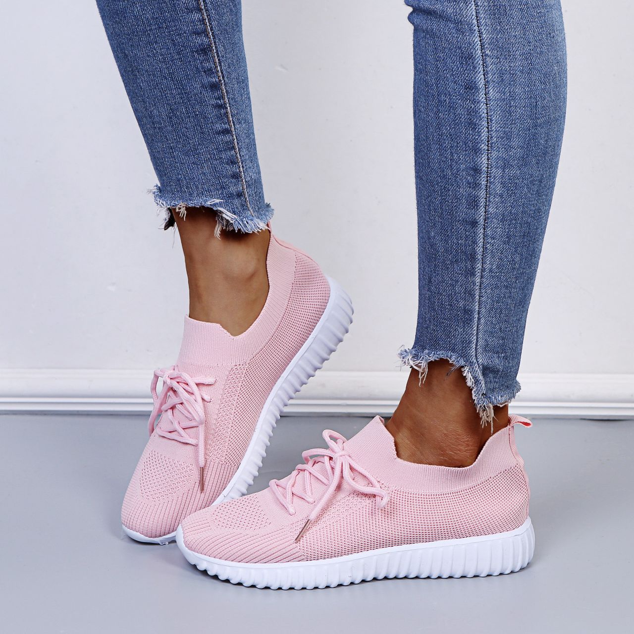 Damen Atmungsaktive Freizeitschuhe mit elastischem Obermaterial Stalluxe