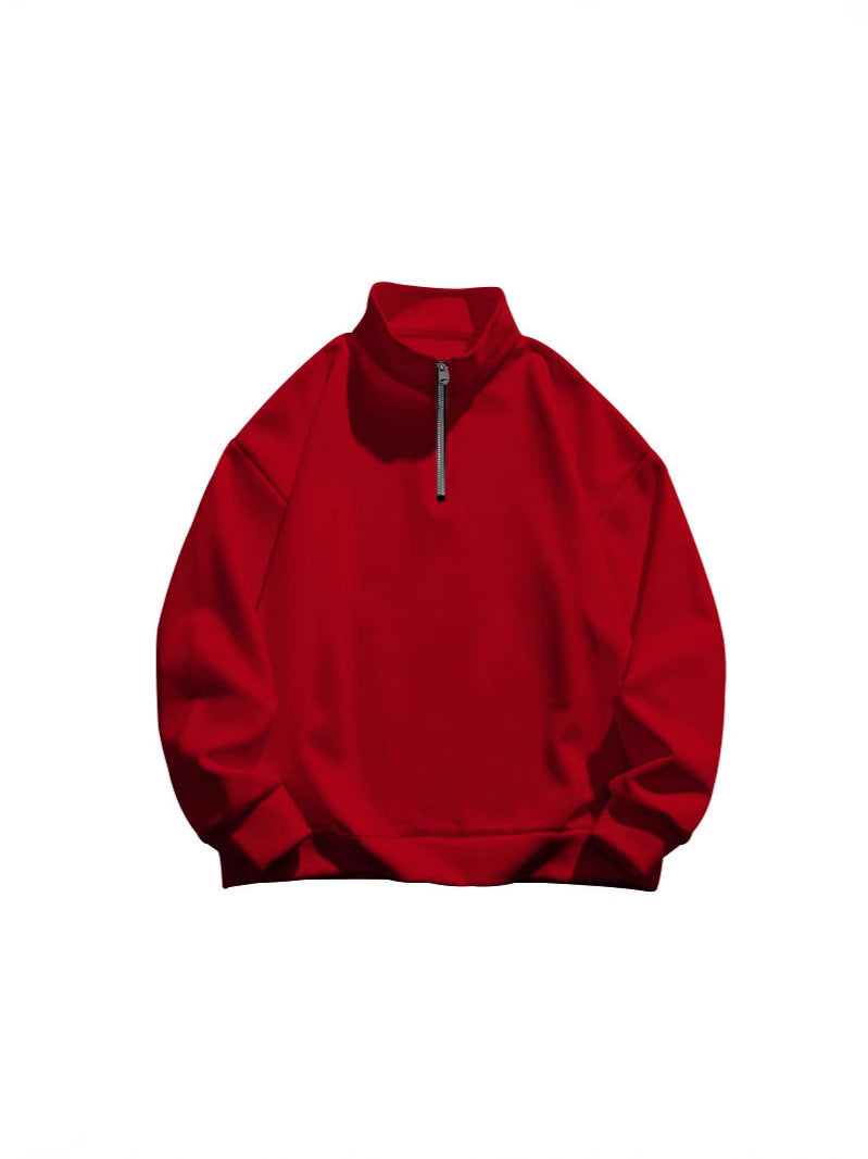 Damen Sweatshirt mit Stehkragen und Reißverschluss Stalluxe