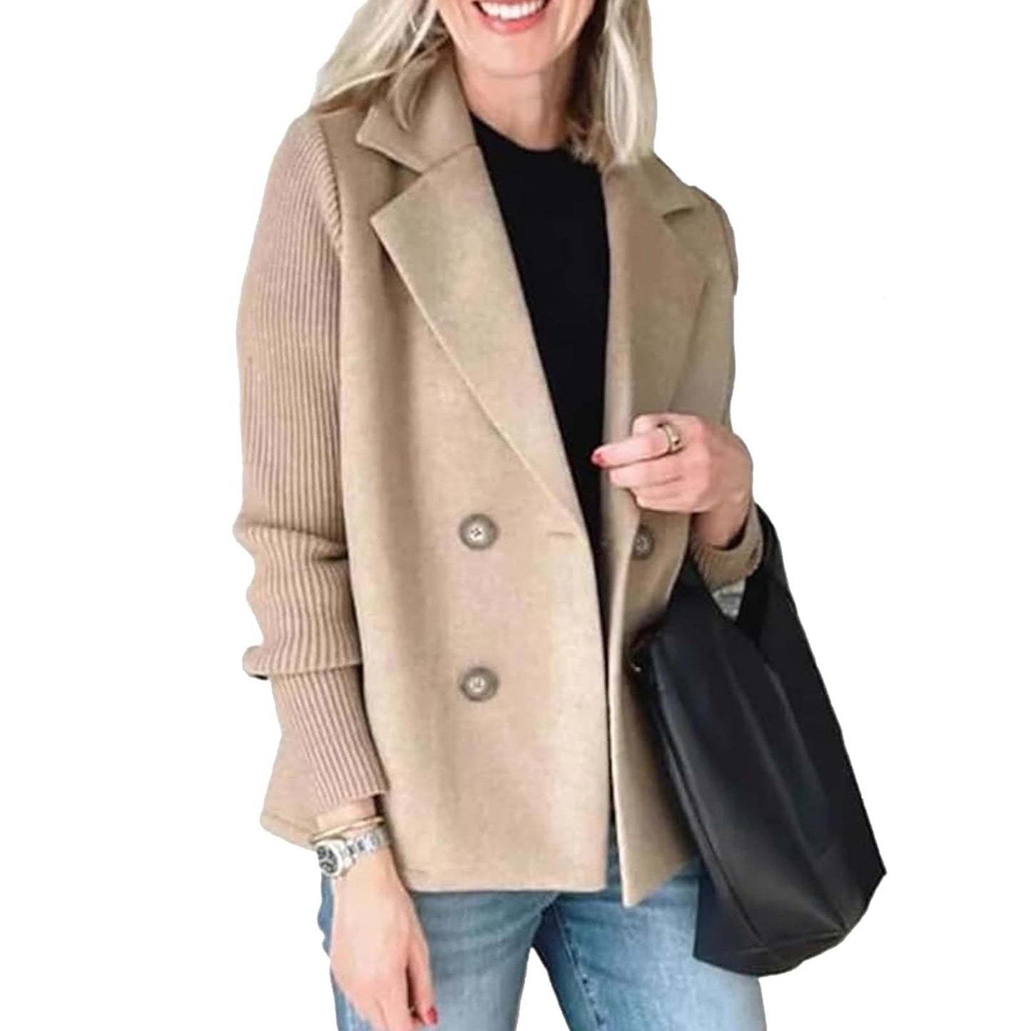Damen modische Überwurfjacke Stalluxe