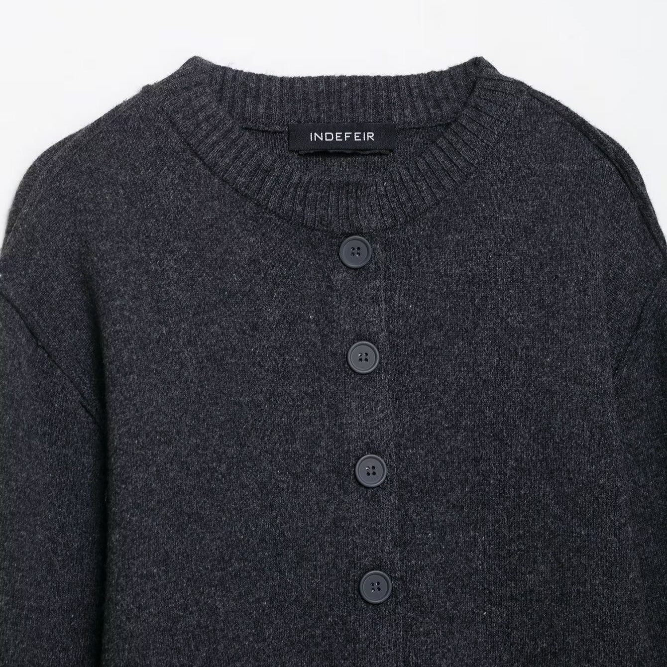 Damen kuschelige Strickjacke mit eleganten Kontrastärmeln Stalluxe