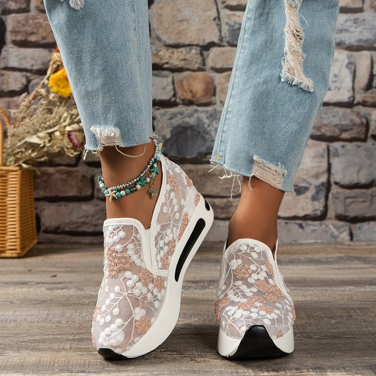 Damen Sneakers mit hochwertiger Spitze und innovativer Komfortsohle Stalluxe