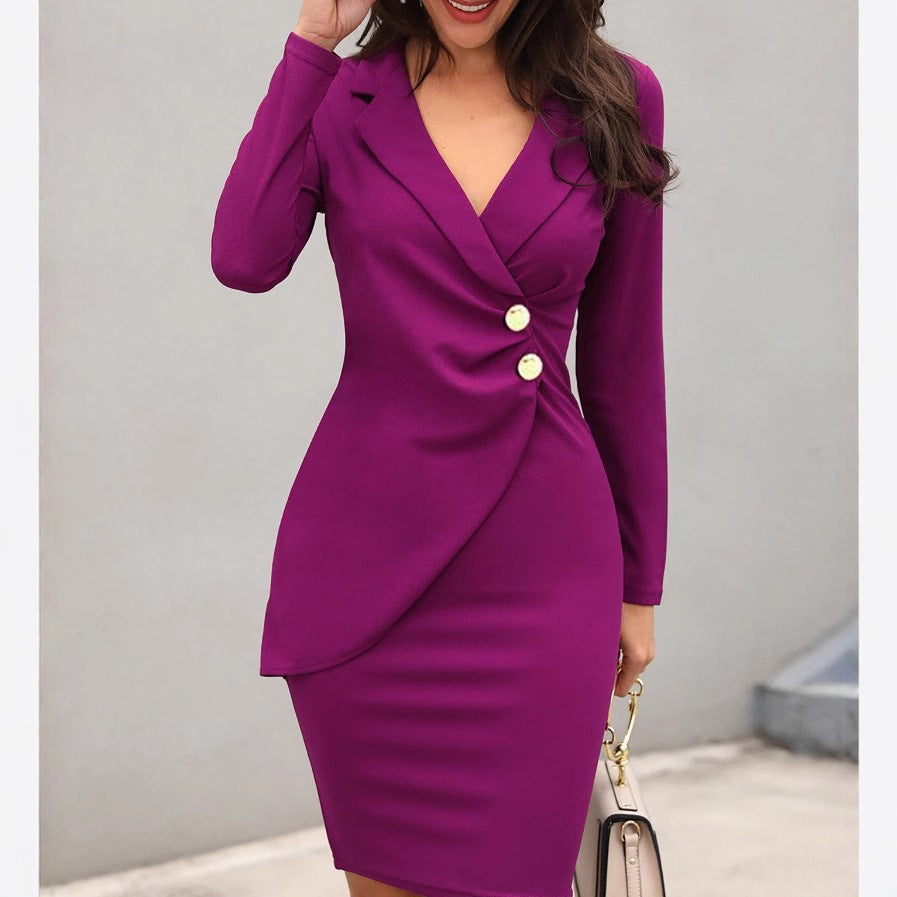 Women's Tailored Blazer Dress Stalluxe