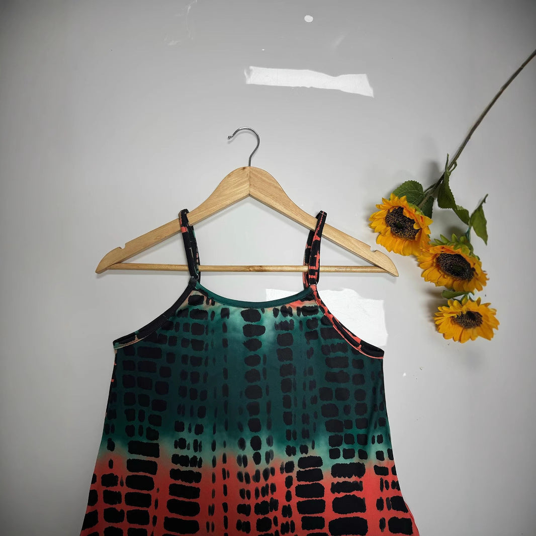 Damen Maxikleid mit tiefem V-Ausschnitt und schickem Schlitz Stalluxe