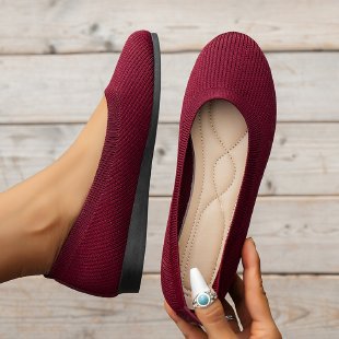 Damen elegante und bequeme Ballerinas mit atmungsaktivem Obermaterial Stalluxe