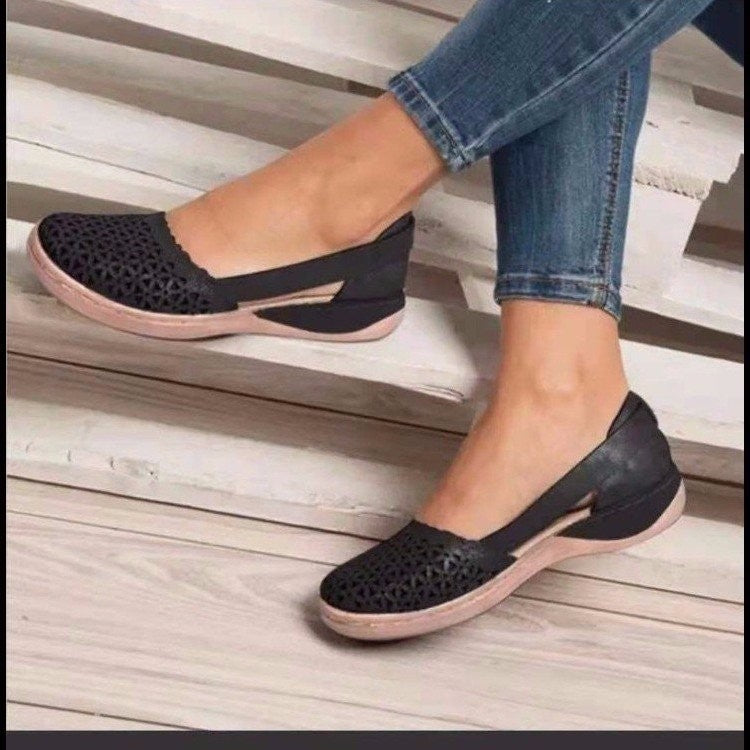 Damen Atmungsaktive Freizeitschuhe mit geschlossener Ferse Stalluxe