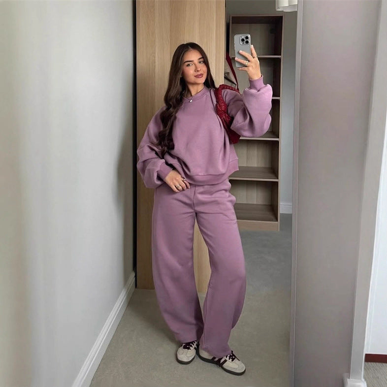 Damen lässiger Sweatsuit aus hochwertigem Baumwollmix Stalluxe