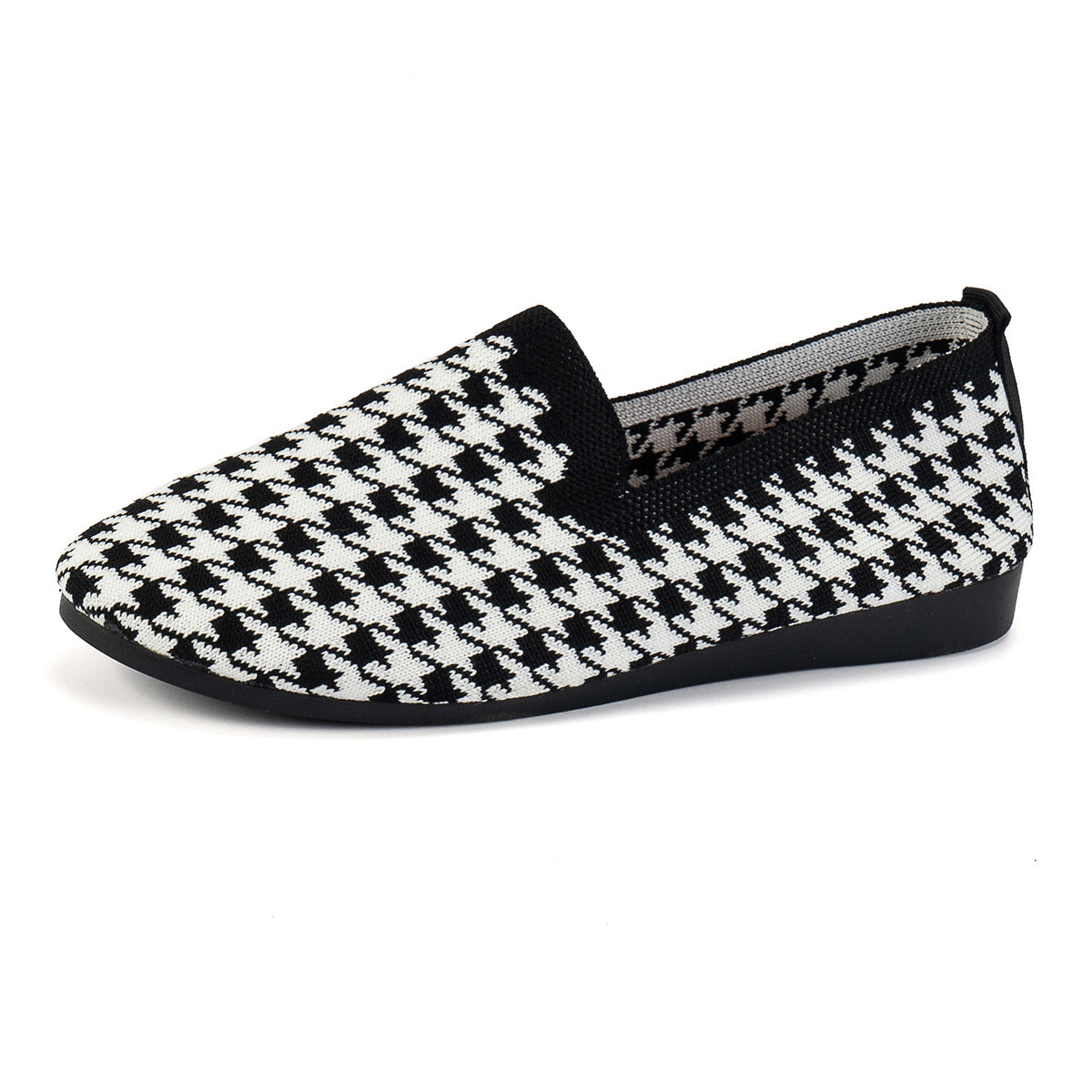 Damen Slip-On Sneakers mit innovativem Hahnentrittmuster und flexiblem Fußbett Stalluxe