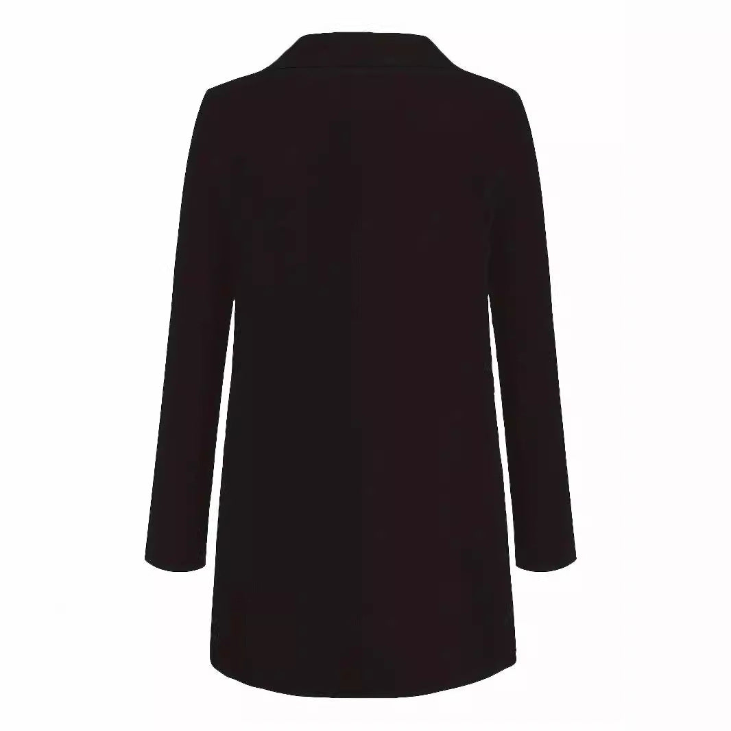 Damen Eleganter Blazer mit doppelter Knopfleiste und praktischen Taschen Stalluxe