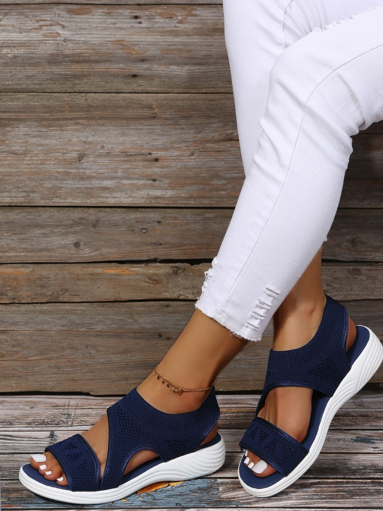 Damen Komfortable Sport-Sandalen mit ergonomischer Sohle Stalluxe
