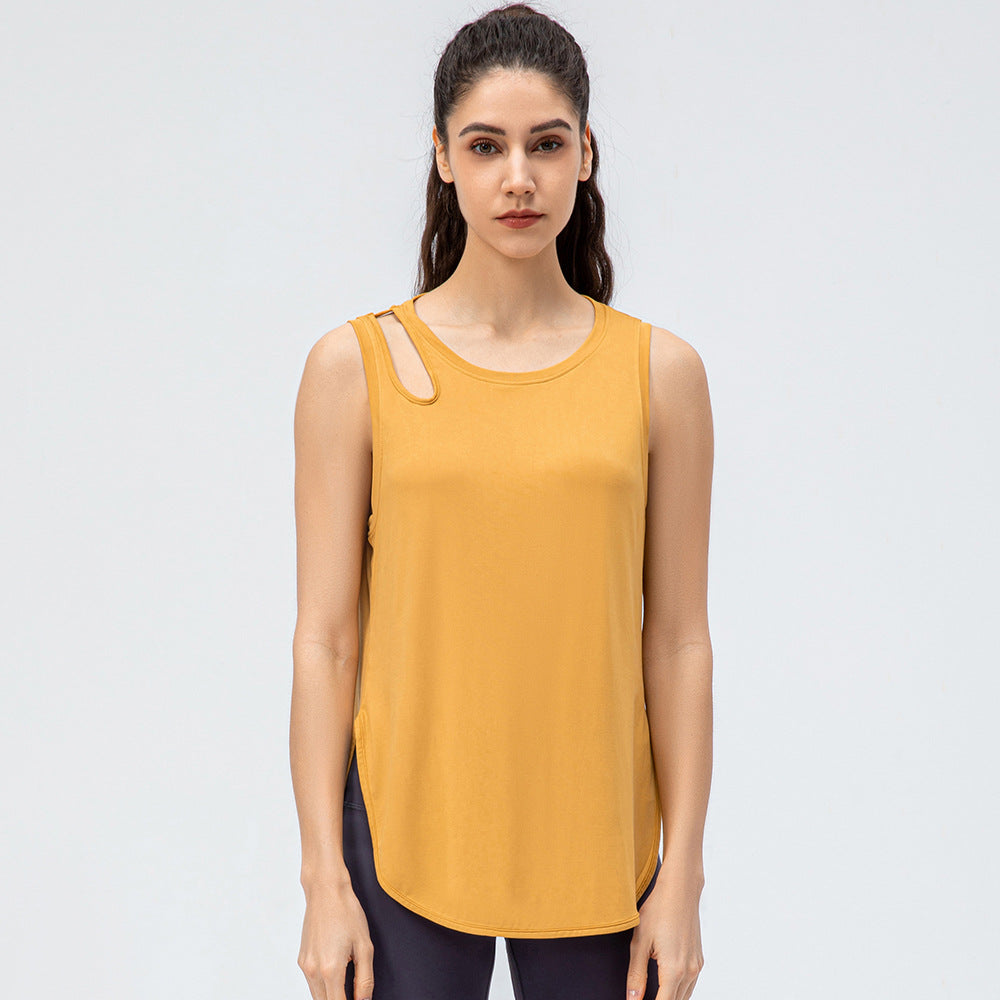 Damen Sportliches Funktions-Tanktop mit elegantem Pailletten-Detail Stalluxe