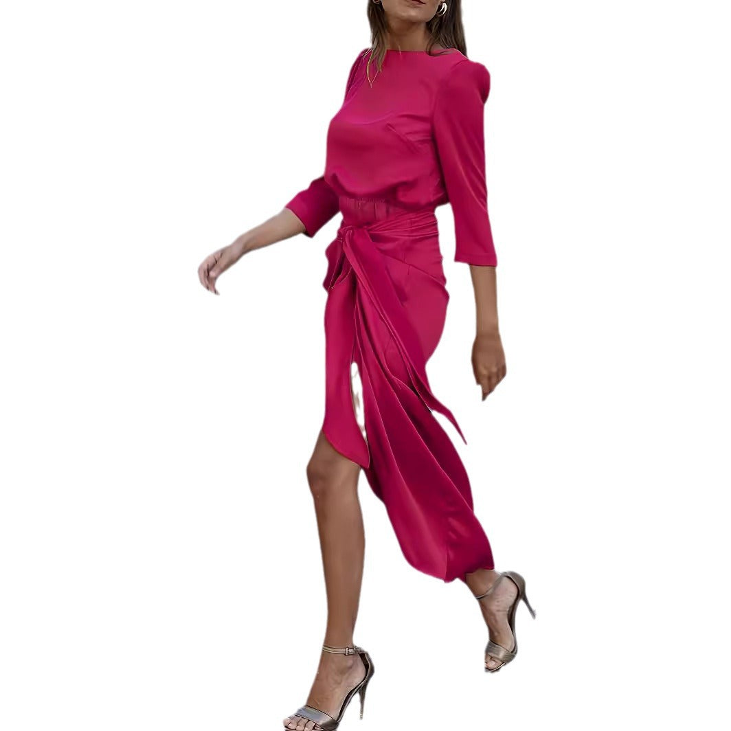 Damen Elegantes und lässiges Wickelkleid Stalluxe