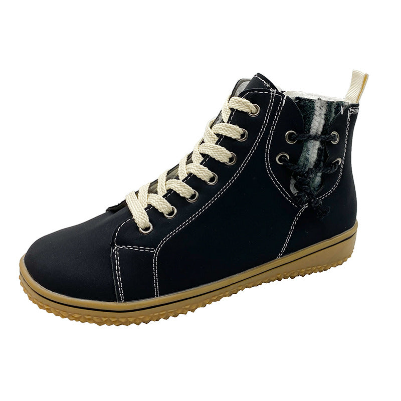 Damen modische Schnür-Stiefeletten mit dekorativem Design und hohem Tragekomfort Stalluxe