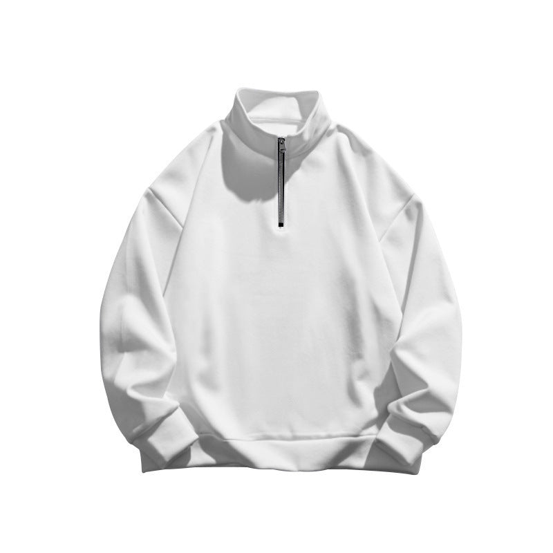 Damen Sweatshirt mit Stehkragen und Reißverschluss Stalluxe