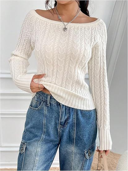 Damen Strickpullover Stalluxe