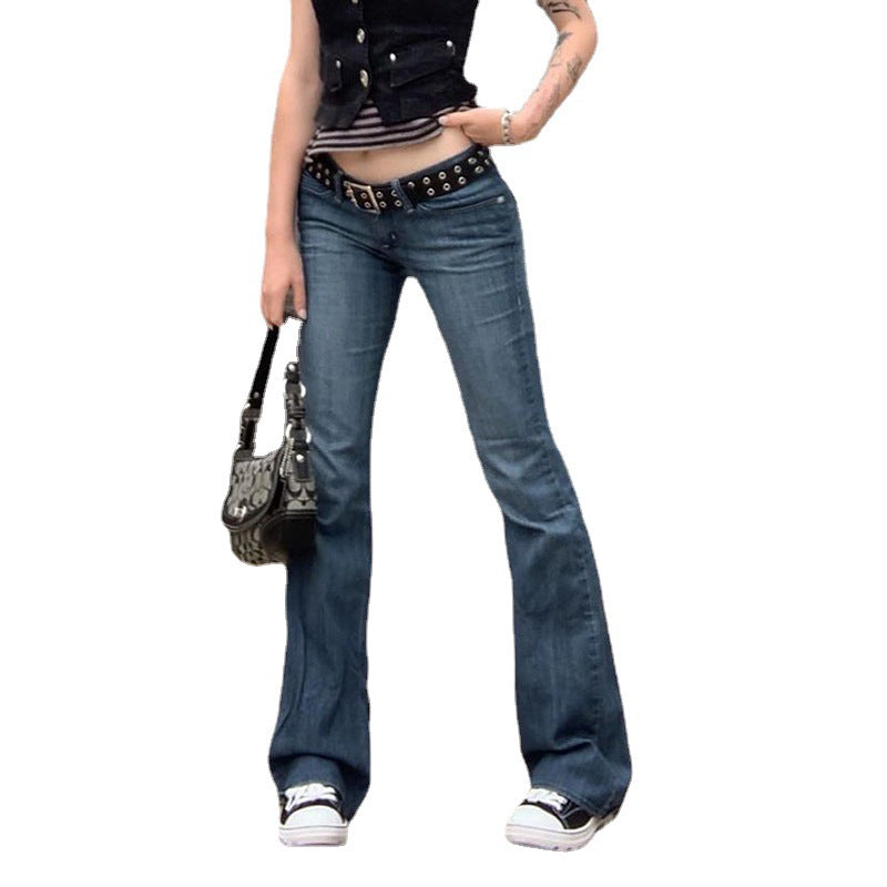 Damen Flared Jeans im Vintage-Stil Stalluxe