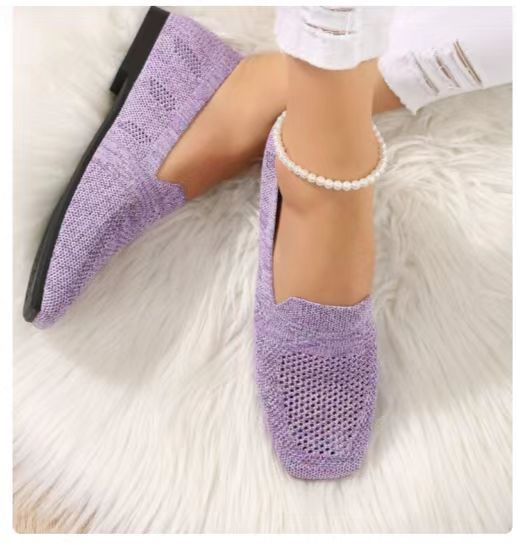 Damen Atmungsaktive Slipper aus Netzmaterial mit flexiblem Fussbett Stalluxe