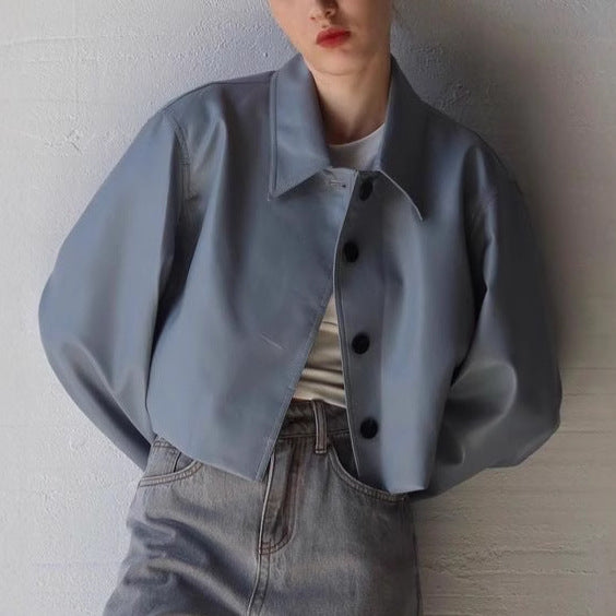 Damen modische cropped Jacke Stalluxe