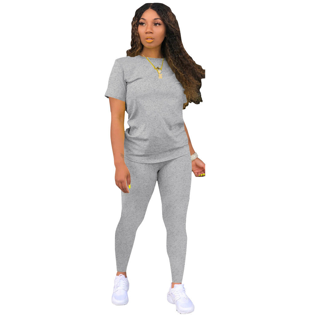 Damen Sportset mit T-Shirt und Leggings Stalluxe