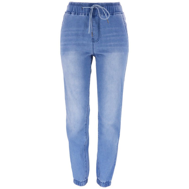 Damen Bequeme Jeanshose mit elastischem Bund Stalluxe