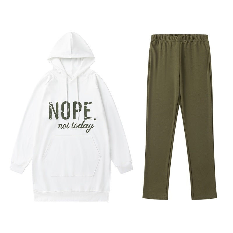 Damen Sportliches Hoodie und Jogginghose Set Stalluxe