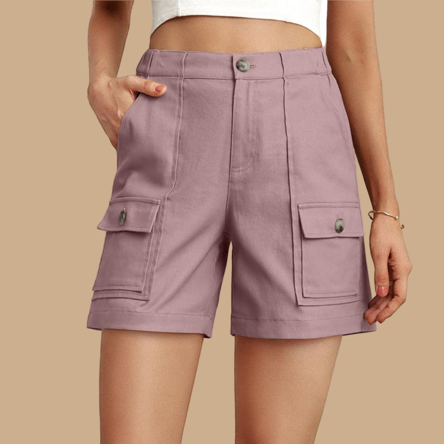 Damen Cargo Shorts Stalluxe