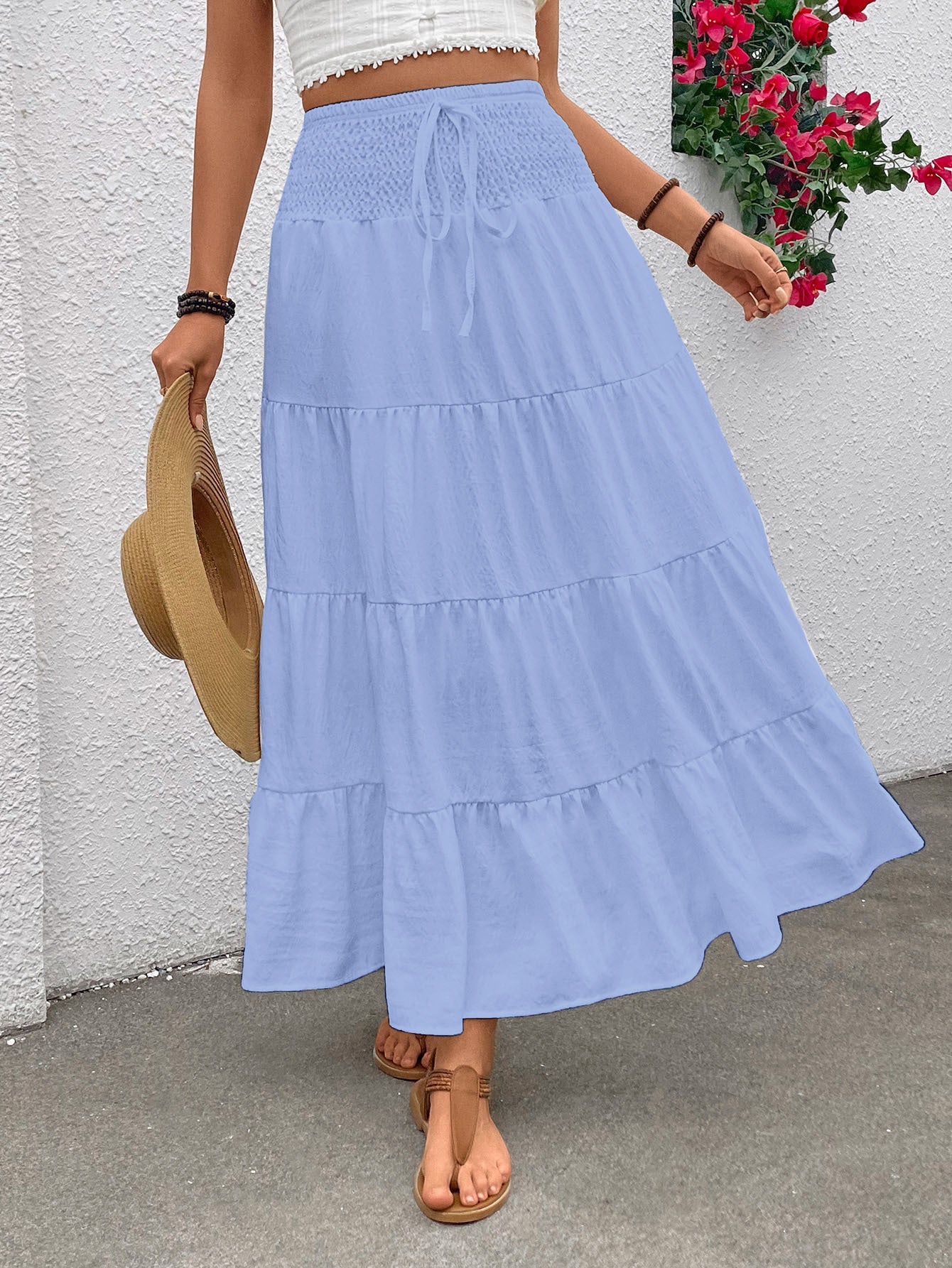 Damen Maxi Rock Stalluxe