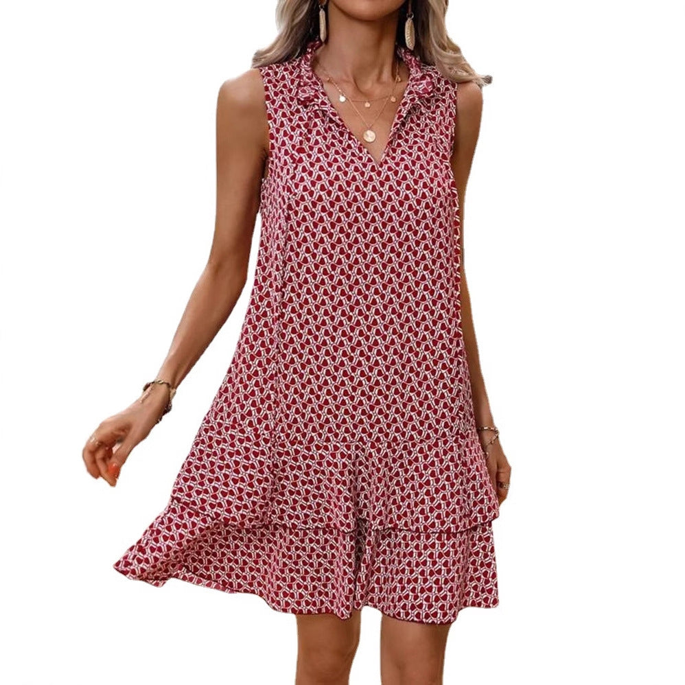 Damen Midi Kleid mit elegantem Stehkragen und moderner Schnürung Stalluxe