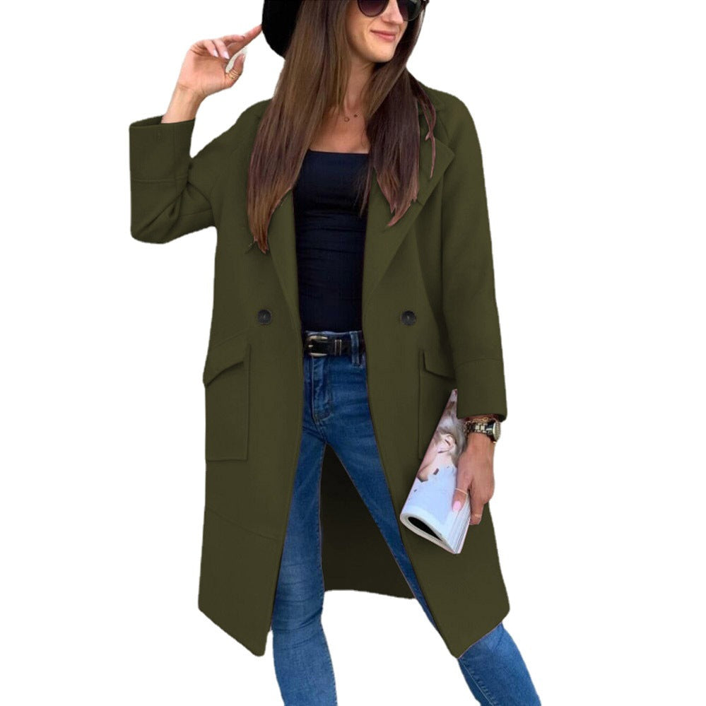Damen Übergangsjacke mit modischem Schnitt und praktischen Taschen Stalluxe