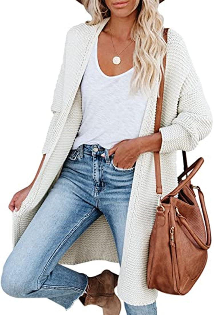 Damen Strickmantel Stalluxe