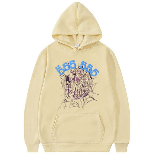 Damen Hoodie mit kreativem Spinnennetz-Motiv Stalluxe