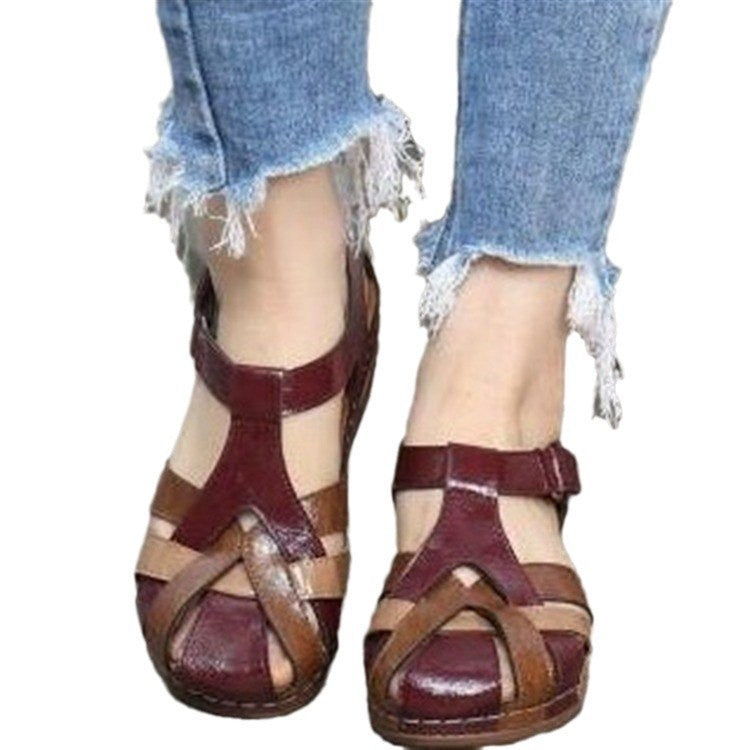 Damen Sandalen mit komfortablem Fußbett und verstellbarem Riemen Stalluxe
