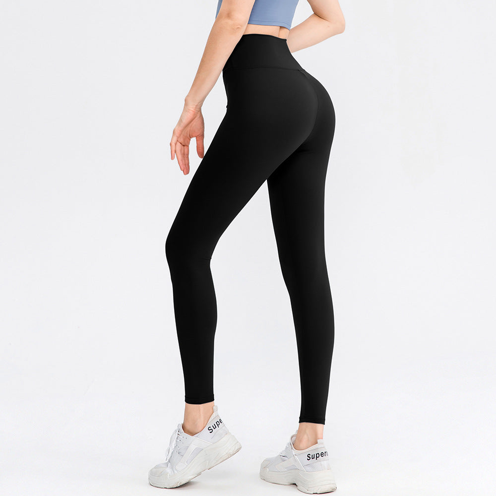 Damen Hochwertige Yogaleggings mit innovativem Kreuzbund und feuchtigkeitsregulierenden Eigenschaften Stalluxe