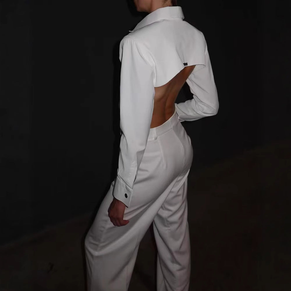 Damen Eleganter Jumpsuit mit tailliertem Schnitt und praktischen Taschen Stalluxe