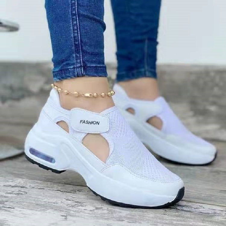Damen Sportliche Sneaker mit atmungsaktivem Mesh-Obermaterial und innovativer Dämpfung Stalluxe