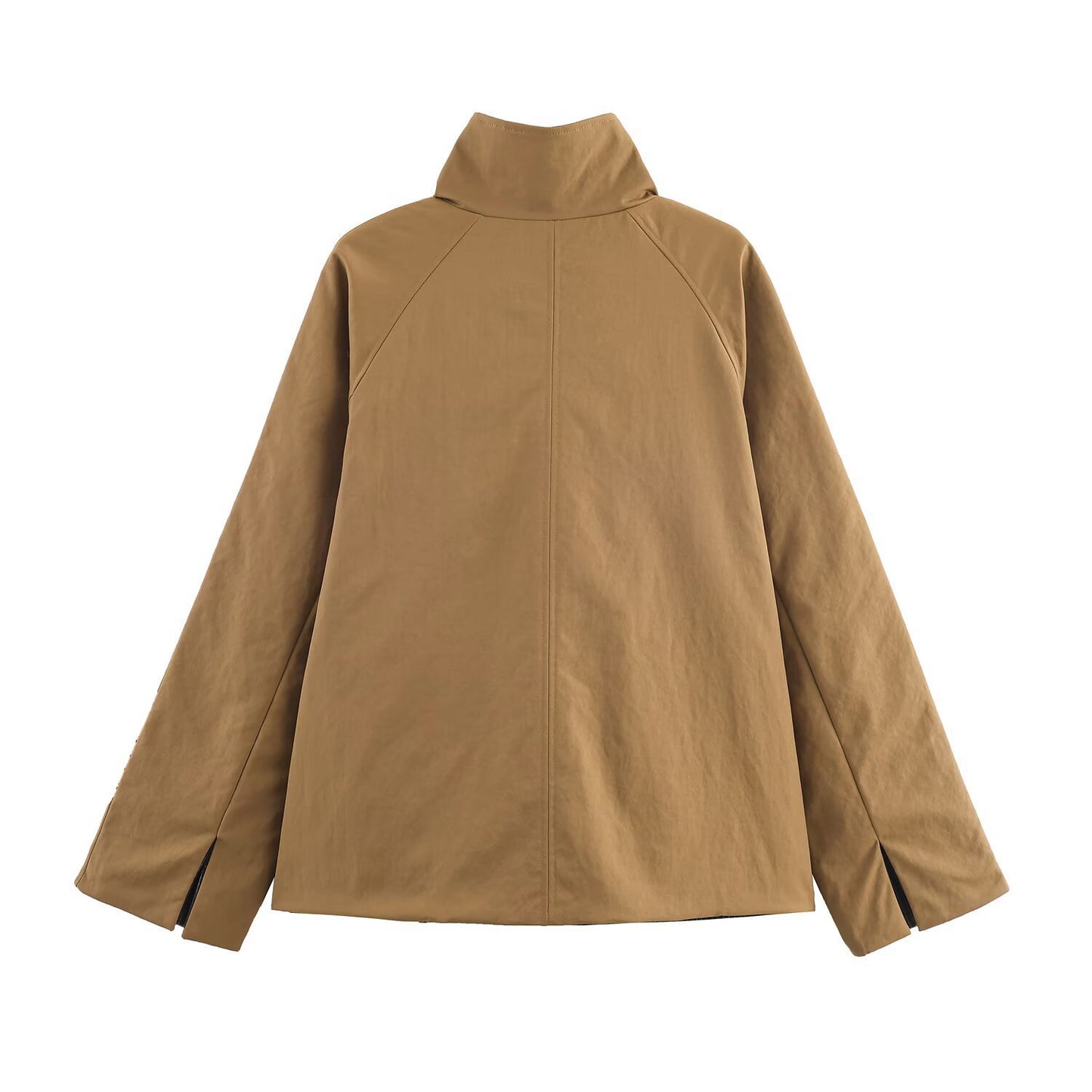 Damen elegante Übergangsjacke mit dekorativen Knöpfen und modernem Stehkragen Stalluxe