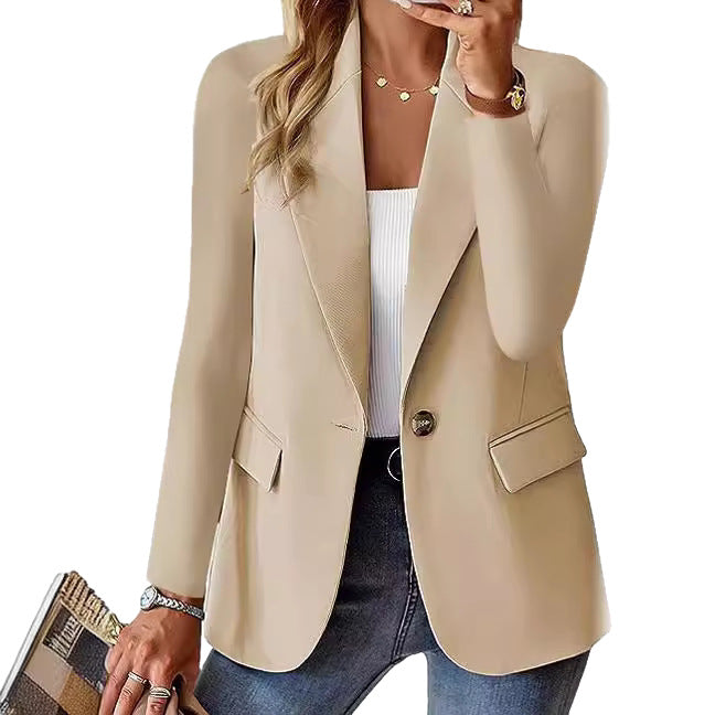 Damen Eleganter Blazer mit tailliertem Schnitt und praktischen Taschen Stalluxe