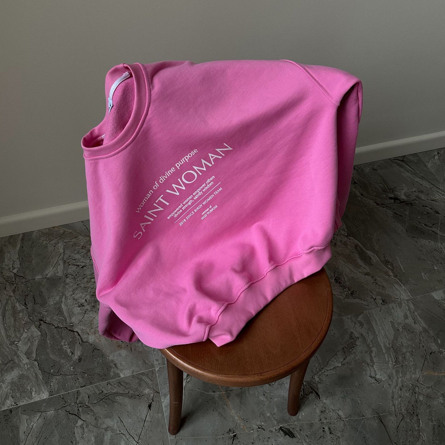 Damen Sweatshirt mit kreativem Schriftzug und lässigem Schnitt Stalluxe